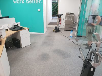 Commercial cleaning example